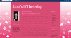 Desktop Screenshot of annasikt-hverdag.blogspot.com
