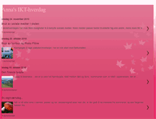 Tablet Screenshot of annasikt-hverdag.blogspot.com