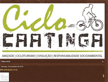 Tablet Screenshot of ciclocaatinga.blogspot.com