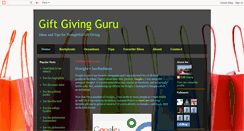 Desktop Screenshot of giftgivingguru.blogspot.com