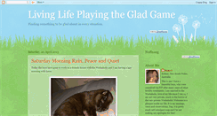 Desktop Screenshot of livinglifeplayingthegladgame.blogspot.com