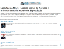 Tablet Screenshot of espectaculonews.blogspot.com