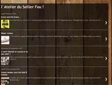 Tablet Screenshot of latelier-du-sellier-fou.blogspot.com