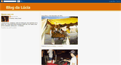 Desktop Screenshot of lucinhajornalista.blogspot.com