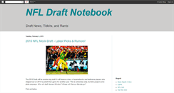 Desktop Screenshot of nfl-draft-notebook.blogspot.com