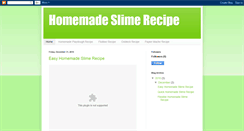 Desktop Screenshot of homemadeslimerecipe.blogspot.com