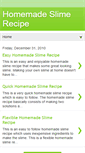 Mobile Screenshot of homemadeslimerecipe.blogspot.com