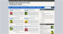 Desktop Screenshot of manfaatkhasiattumbuhanalami.blogspot.com