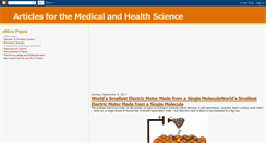 Desktop Screenshot of medicalsciencearticles.blogspot.com