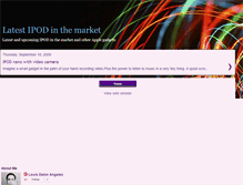 Tablet Screenshot of latestipodinthemarket.blogspot.com
