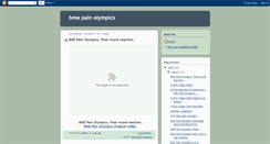 Desktop Screenshot of bme-pain.blogspot.com
