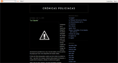 Desktop Screenshot of cronicaspoliciacas.blogspot.com