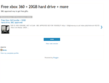 Tablet Screenshot of myfreexbox360.blogspot.com