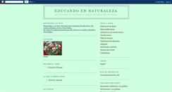 Desktop Screenshot of educandoennaturaleza.blogspot.com