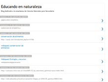 Tablet Screenshot of educandoennaturaleza.blogspot.com