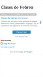 Mobile Screenshot of clasesdehebreo.blogspot.com