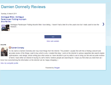 Tablet Screenshot of damiendonnellyreviews.blogspot.com