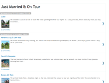 Tablet Screenshot of justmarriedandontour.blogspot.com