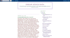 Desktop Screenshot of bharatstockdata.blogspot.com