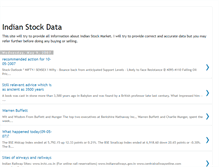 Tablet Screenshot of bharatstockdata.blogspot.com