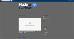 Desktop Screenshot of nudenewsphoto.blogspot.com
