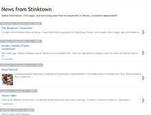 Tablet Screenshot of newsfromstinktown.blogspot.com