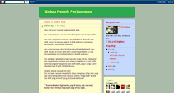 Desktop Screenshot of hidup-penuh-perjuangan.blogspot.com