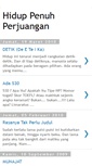 Mobile Screenshot of hidup-penuh-perjuangan.blogspot.com
