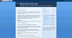 Desktop Screenshot of blingsapps.blogspot.com