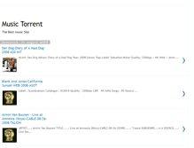 Tablet Screenshot of newmusictorrent.blogspot.com