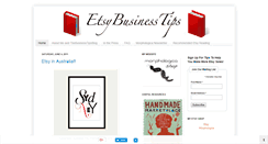 Desktop Screenshot of etsybusinesstips.blogspot.com