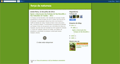 Desktop Screenshot of forcadenatureza.blogspot.com