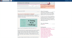 Desktop Screenshot of daringbookchallenge.blogspot.com