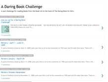 Tablet Screenshot of daringbookchallenge.blogspot.com