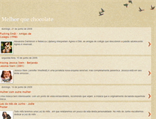 Tablet Screenshot of melhorqchocolate.blogspot.com