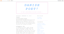 Desktop Screenshot of danishpoet.blogspot.com