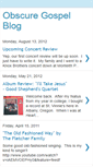 Mobile Screenshot of obscuregospelblog.blogspot.com