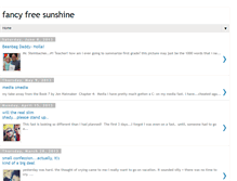 Tablet Screenshot of fancyfreesunshine.blogspot.com