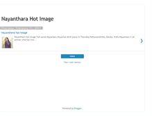 Tablet Screenshot of nayanthara-hot-image.blogspot.com