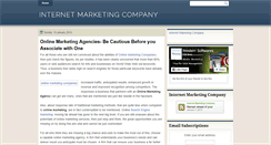 Desktop Screenshot of internetmarketingcompanytoronto.blogspot.com