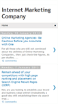 Mobile Screenshot of internetmarketingcompanytoronto.blogspot.com