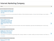 Tablet Screenshot of internetmarketingcompanytoronto.blogspot.com