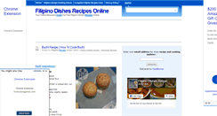 Desktop Screenshot of filipinodishesrecipes.blogspot.com