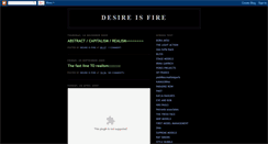 Desktop Screenshot of desireisfire.blogspot.com