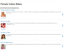 Tablet Screenshot of femaleindianbabes.blogspot.com