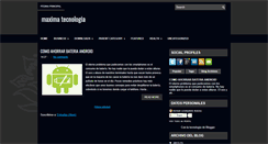 Desktop Screenshot of maximatecnologia.blogspot.com