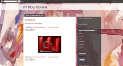 Desktop Screenshot of miblog-fabiana.blogspot.com