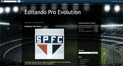Desktop Screenshot of editandoproevolution.blogspot.com