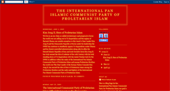 Desktop Screenshot of partyofproletarianislam.blogspot.com