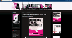 Desktop Screenshot of dgeneromadrid.blogspot.com